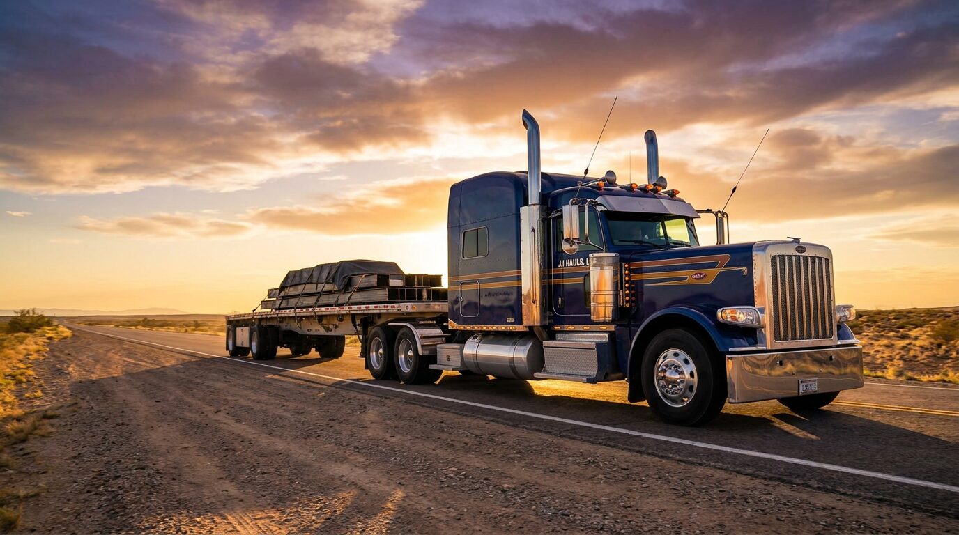 JJ Hauls LLC Branded Semi-Truck Fleet